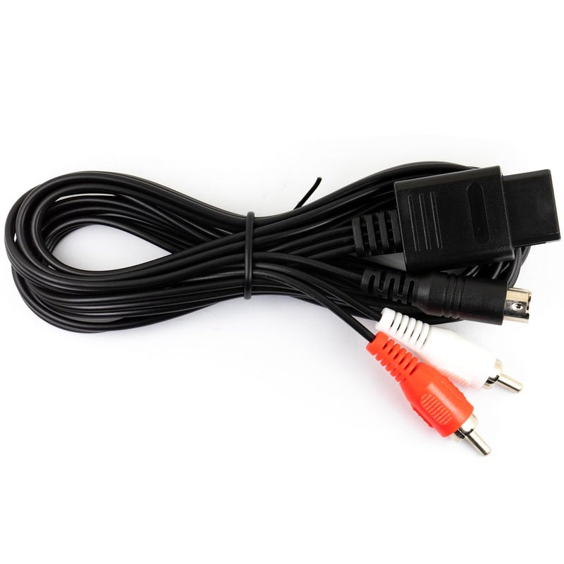 jujinglobal 6FT S Video Cable AV Cord for SNES N64 NGC SFC Console - Image 2